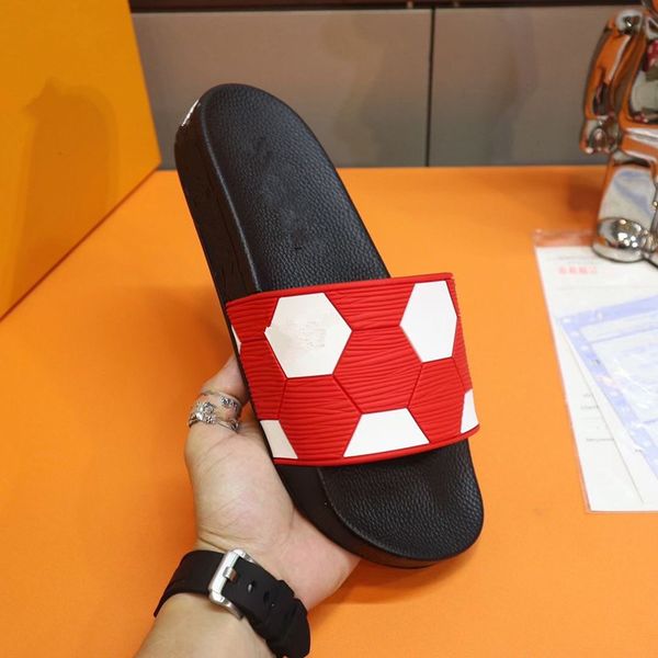 

designer slides women man slippers luxury sandals brand sandals real leather flip flop flats slide 0718, Black