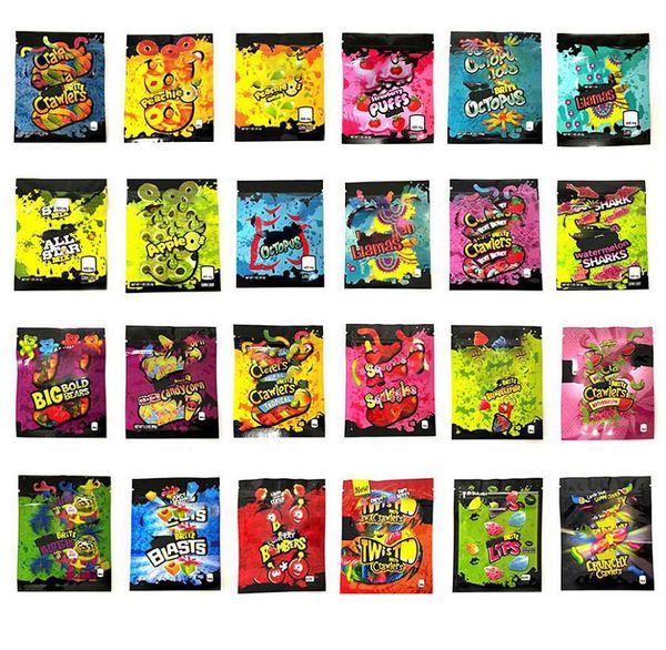 

600mg mylar bag packaging bags resealable zipper pouch dfd