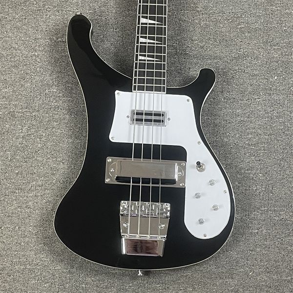 

promotion 4 strings 4003 chris squire signature black electric bass guitar neck thru body, rosewood fingerboard dot inlay