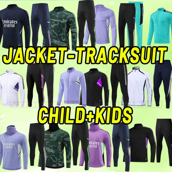 

kids child 2022 2023 real madrids benzema soccer tracksuits vini jr modric camavinga 22 23 soccer jersey tchouameni asensio kroos hazard rud, Black