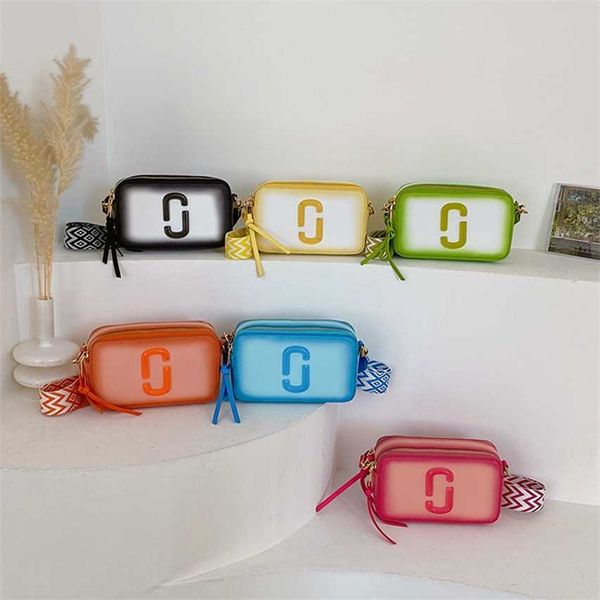 

68% off 2023 new bagbag designer jelly small square new candy color camera pattern strap crossbody single shoulder women's bag