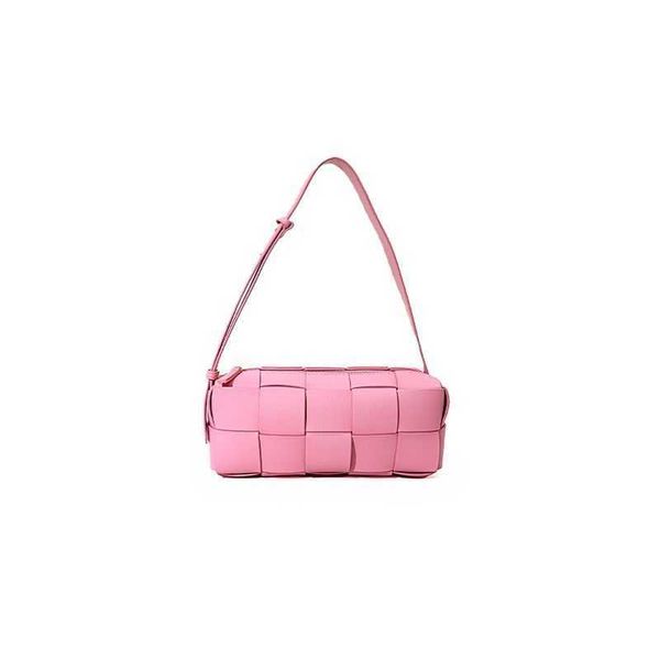 

pastoral leather woven bag french 2023 summer macaron geometric star