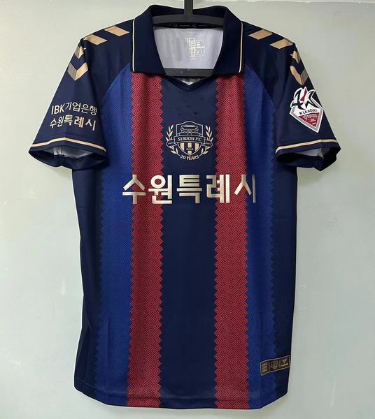 

2023 k league suwon samsung bluewings t shirt 20 years anniversary, White;black