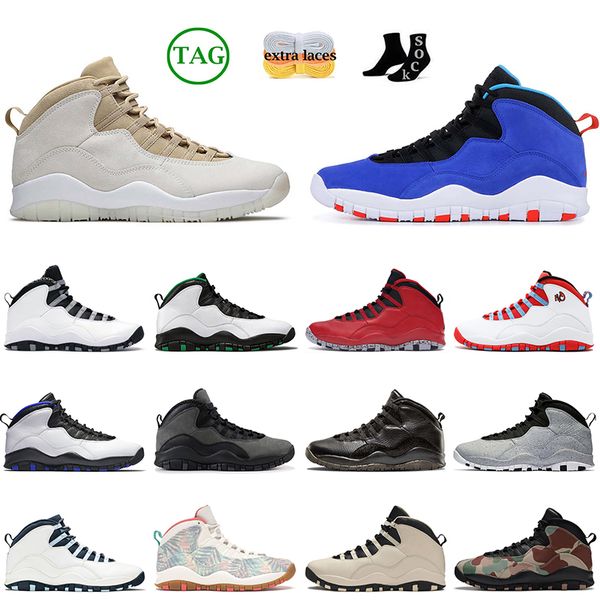 

for mens designer basketball shoes jumpman 10 10s anniversary sail sole fly tinker racer blue steel grey chicago shadow blackout sports plat