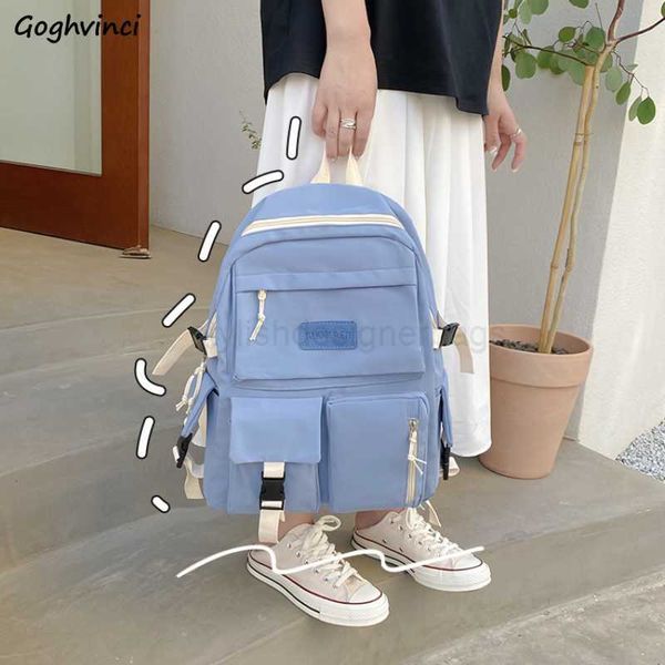 

backpacks students casual school college book canvas large capacity portable travel holiday packbag korean stylish harajukustylishdesignerba