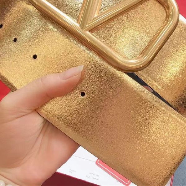 

v letter cowskin hardware double sided use button luxury button brand fashion belt waistband fashion jewelry clothing gold pattern gift box, Black;brown