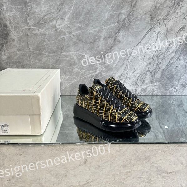 

sneakers casual alexander shoes tread slick chaussures high triple royal pale lace up sneaker men platform womens trainers xsd221115, Black