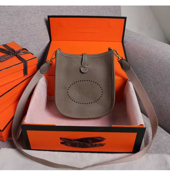 

original letter h fashion evelyn shoulder bag hollow beach with scarf women's luxury genuine leather totes crossbody travel handbag clu