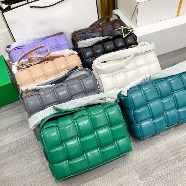 

woven designer bag shoulder bags women luxurys handbag fashion square casset crossbody bags lady pink brown messenger flap purses 230627