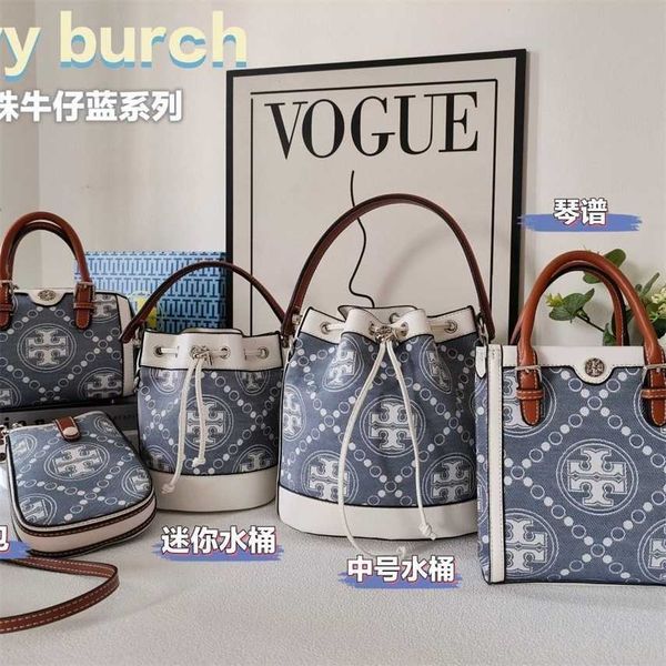 

68% off 2023 new bagbag designer new bucket boston tote qinpu mobile phone bag tb denim blue full range