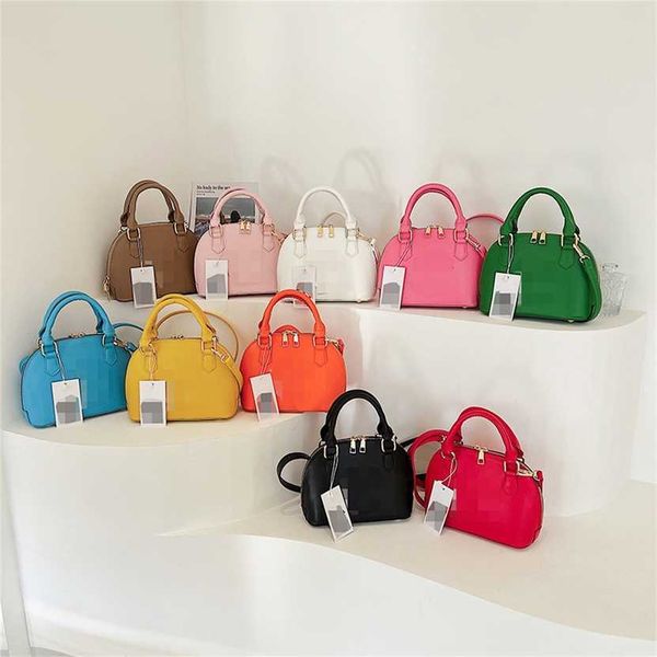 

60% off designer new fashion versatile shell candy color handbag korean version foreign style shoulder crossbody bag