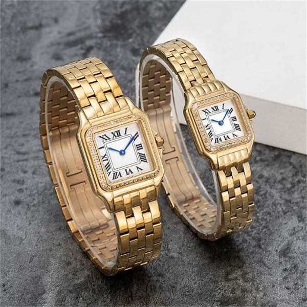 

fashion classics couple watches are made of imported stainless steel quartz ladies elegant noble diamond table 50 meters waterproof watch ve, Slivery;golden