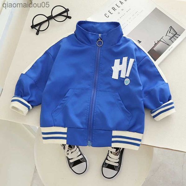 

baby boys jackets spring autumn 0 1 2 3 years old toddler sports sweatshirt clothes for newborn coats infants 2022 outerwear l230712, Blue;gray