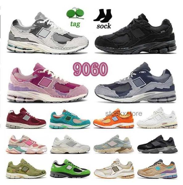 

shoes casual 2002r 9060 athletic men women luxury casual shoes triple s protection pack pink rain cloud phantom sea salt sail designer bowli, Black