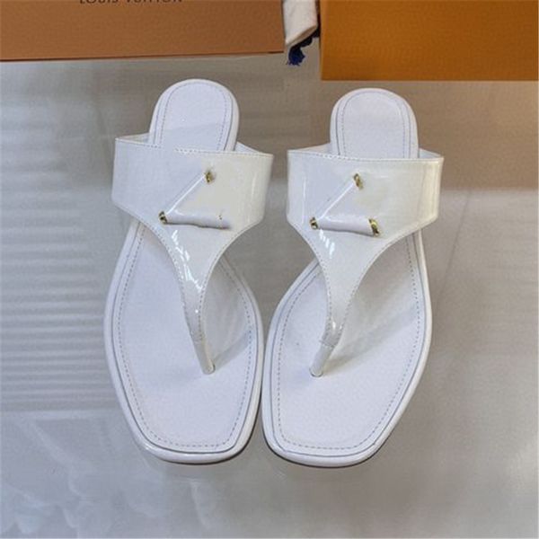 

fashionable beach shoes 2023 luis luxurious design, retro decoration, men's and women's summer leather canvas rubber flat bottomed