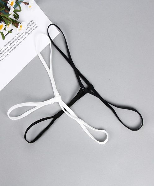 

blackwhite low waist cross bandage panties women female underwear erotic micro tback hollow gstring thongs briefs6889903, Black;white