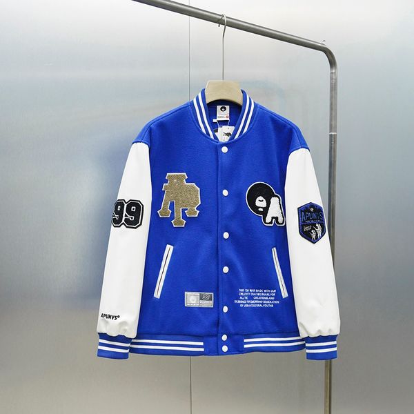 

designer jackets varsity jacket casual loose classic letters man woman 23fw, Black;brown