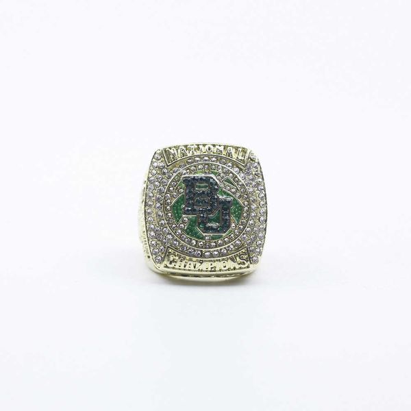 

2021 ncaa baylor university basketball championship ring, Golden;silver