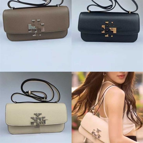 

63% off 2023 new bagbag designer new lychee patterned cowhide horizontal flip shoulder for women's white long version golden brick tofu