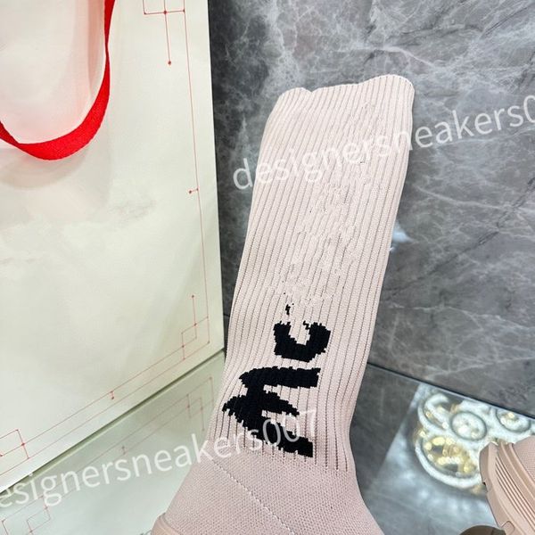 

2023 luxurys shoe autumn and winter men sneaker male star fashion casual shoes mens socks shoes double non-slip soles 35-46 sneakers xsd2211, Black