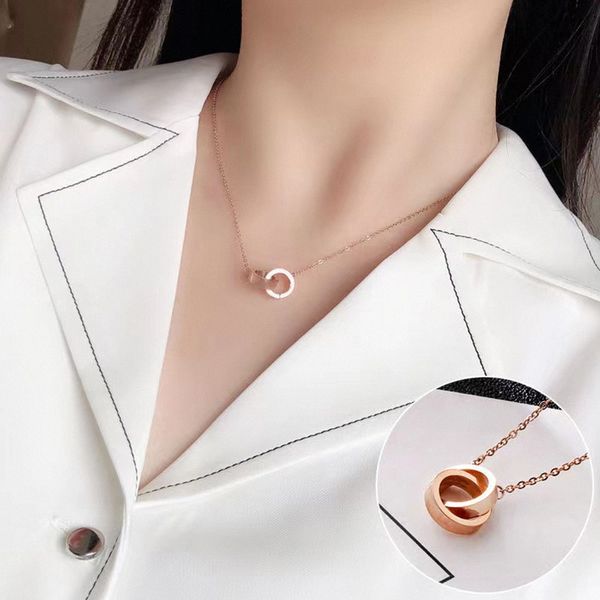 

designer necklace fashion ladies love necklace jewellery luxury pendant necklace wedding party bracelet jewellery chain minimalist decoratio, Silver