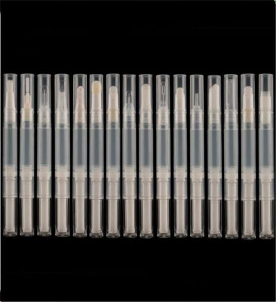 

16 style 3ml portable plastic empty essential oil pen lip gloss brush applicators nail polish teeth gel eyelash growth liqui7873585
