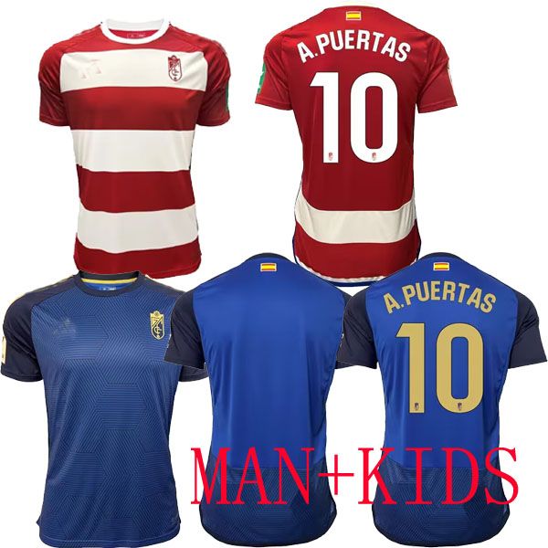 

camiseta 2023 2024 granada cf soccer jerseys callejon a.puertas soro uzuni 23 24 granada jesus vallejo shon weissman f.diedhiou c.neva footb, Black;yellow