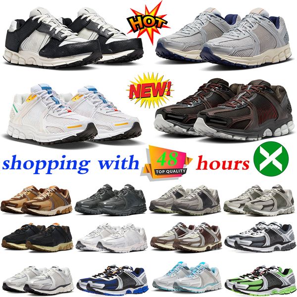 

2023 zoom vomero 5 running shoes yellow ochre light bone electric green black flat pewter anthracite vomeros men women trainers sneakers