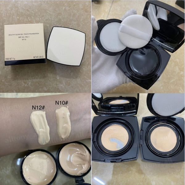 

face makeup foundation cream brand cushion healhy glow gel touch foundation whitening brightening concealer n10 n12