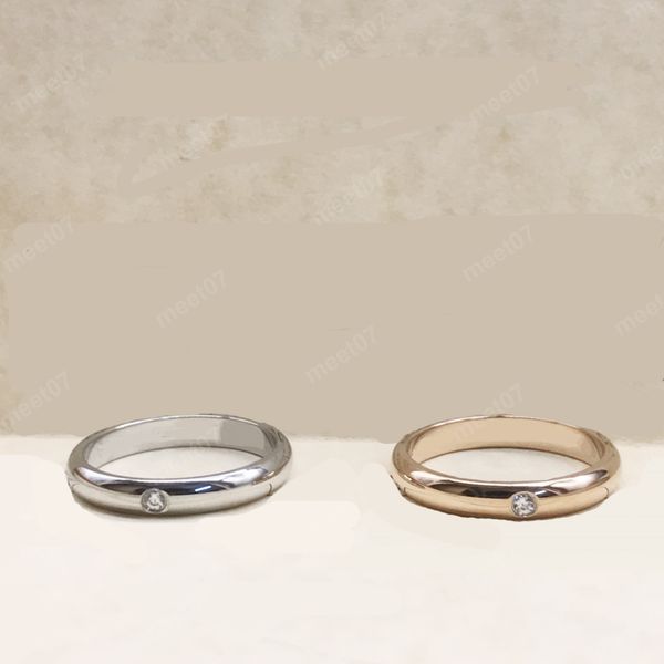 

luxury fashion simple bang ring designer diamond ring classic ring, Silver