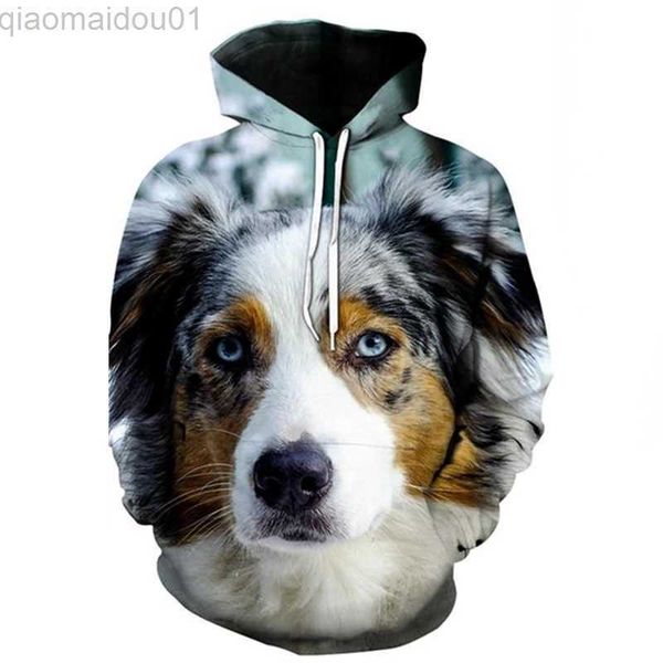 

men's hoodies sweatshirts fashion sweatshirt dog printed autumn and winter loose fit 3d mens hoodies women streetwear hoody harajuku me, Black