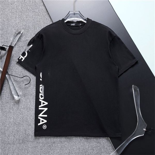 

men's loose t-shirt shirt summer fashion men's wardrobe h10, White;black