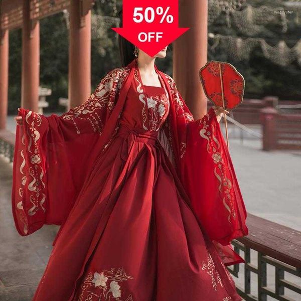 

stage wear oriental ancient tang dynasty hanfu dress woman chinese traditional dance costumes red elegant fairy folk clothing dwy4420, Black;red