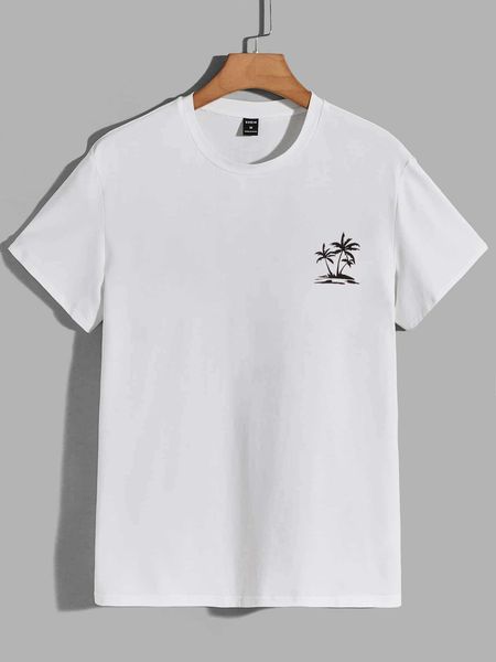 

men's fashion rsrt men palm tree, White;black