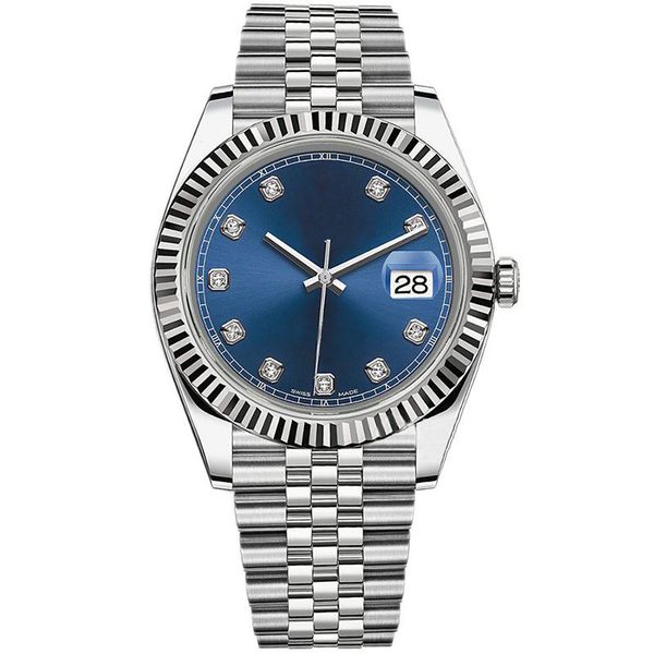 

couple watch for men designer watch women quartz sapphire 28mm 36mm 41mm automatic mechanical stainless steel luminous montre wristwatches w, Slivery;brown