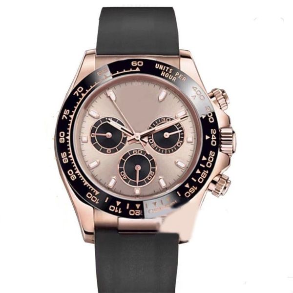 

mens watches paul newman high end watch 2836 movement stainless strap montre rubber band bp factory perfect aaa designer watches all dials w, Slivery;brown