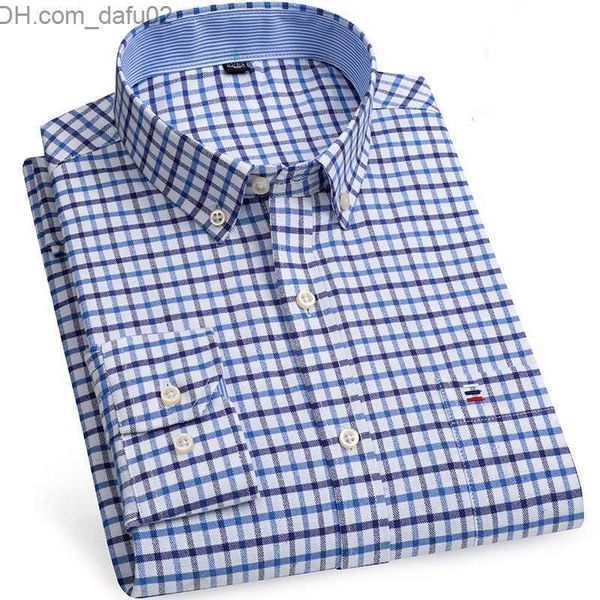 

men's sweaters s~7xl cotton oxford men's long sleeved oversized plaid men's casual solid casual suitable for 2022 z230721, White;black