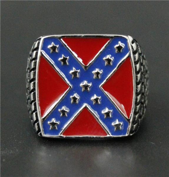 

1pc new arrival usa style stars ring 316l stainless steel man boy fashion personal design usa flag cool ring3000740, Silver