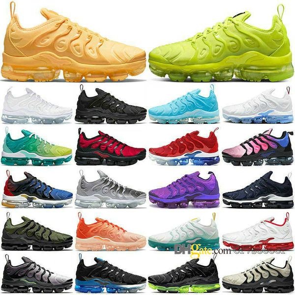

2023 wholesale running tn plus shoes max men women tennis ball university blue triple black coquettish purple yolk bubblegum tns mens wmns t