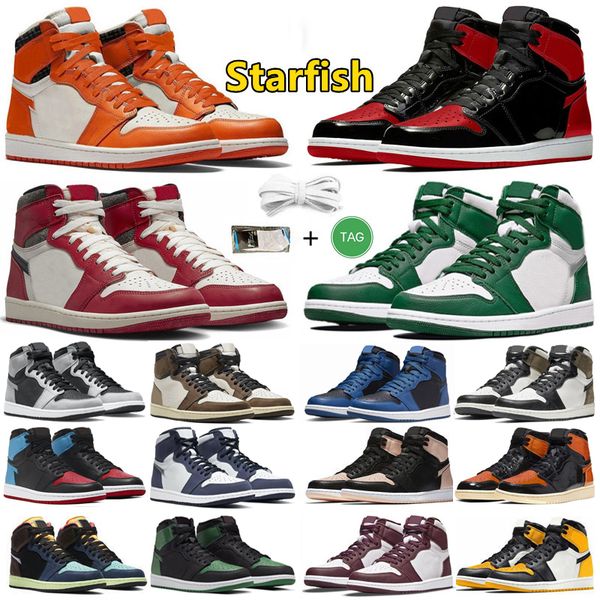 

jumpman mens basketball shoes starfish lost found bred patent gorge green unc blue bordeaux dark mocha chicago men women trainers sports sne