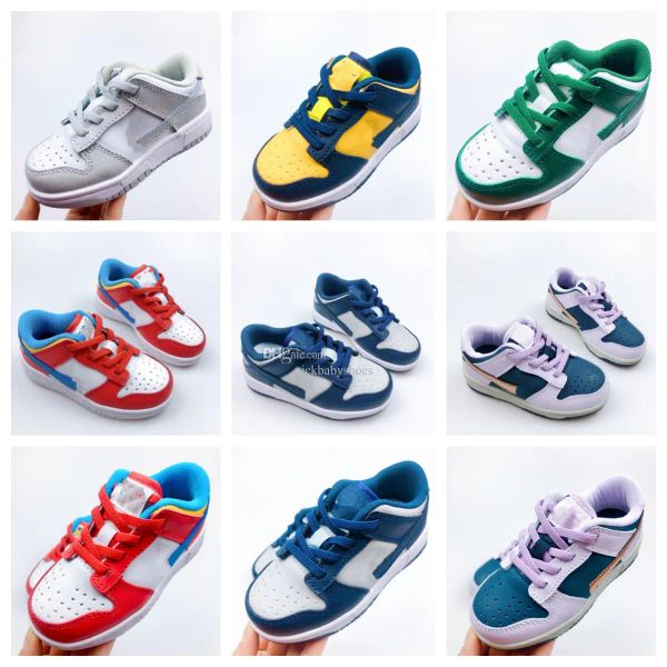

2023 kid sports shoes children preschool ps athletic outdoor baby designer sneaker trainers toddler girl tod pour white black unc child