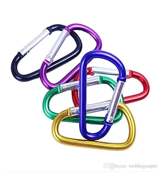 

carabiner durable climbing hook aluminum keychain camping accessory fit outdoor sport many size to choose1597629