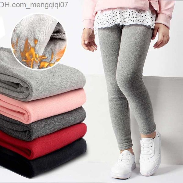 

kids socks girls leggings winter clothes for children 2020 thick warm trousers cotton fleece lined leggings kids long pants girl clothing lj, Pink;yellow