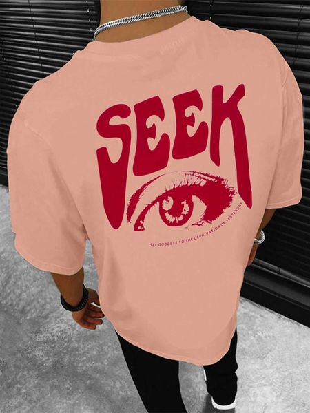 

men's fashion legnd men eye slogan graphic shoulder, White;black