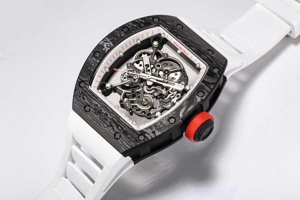 

designer fantasic men wrist watch superb rm055 active tourbillon watches vjrc bbr factory high-end quality mechanical uhr ntpt all carbon fi, Slivery;brown