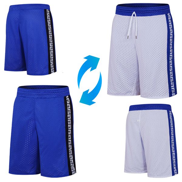 

men's shorts men training shorts double side basketball short knee length loose gym jogging fitness five point pant 5xl letter running, White;black