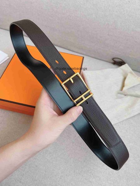 

designer belts for men fashion buckle belts men's genuine luxury leather belt men width 3.2/3.8cm styles highly quality with box h belt, Silver