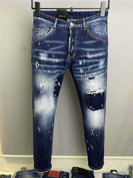 

dsq dsquare 2 new arrivals mens luxury designer denim''''jeans holes trousers jeans coolguy biker pants mens clothing d2, Blue