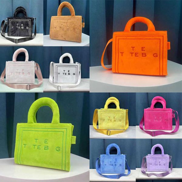 

plush bag retro tote new women's trend commuter handheld crossbody