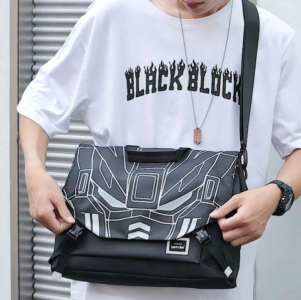 

wholesale shoulder bags 9 colors lightweight waterproof oxford handbag airbag shockproof computer backpack college wind student luminous pos
